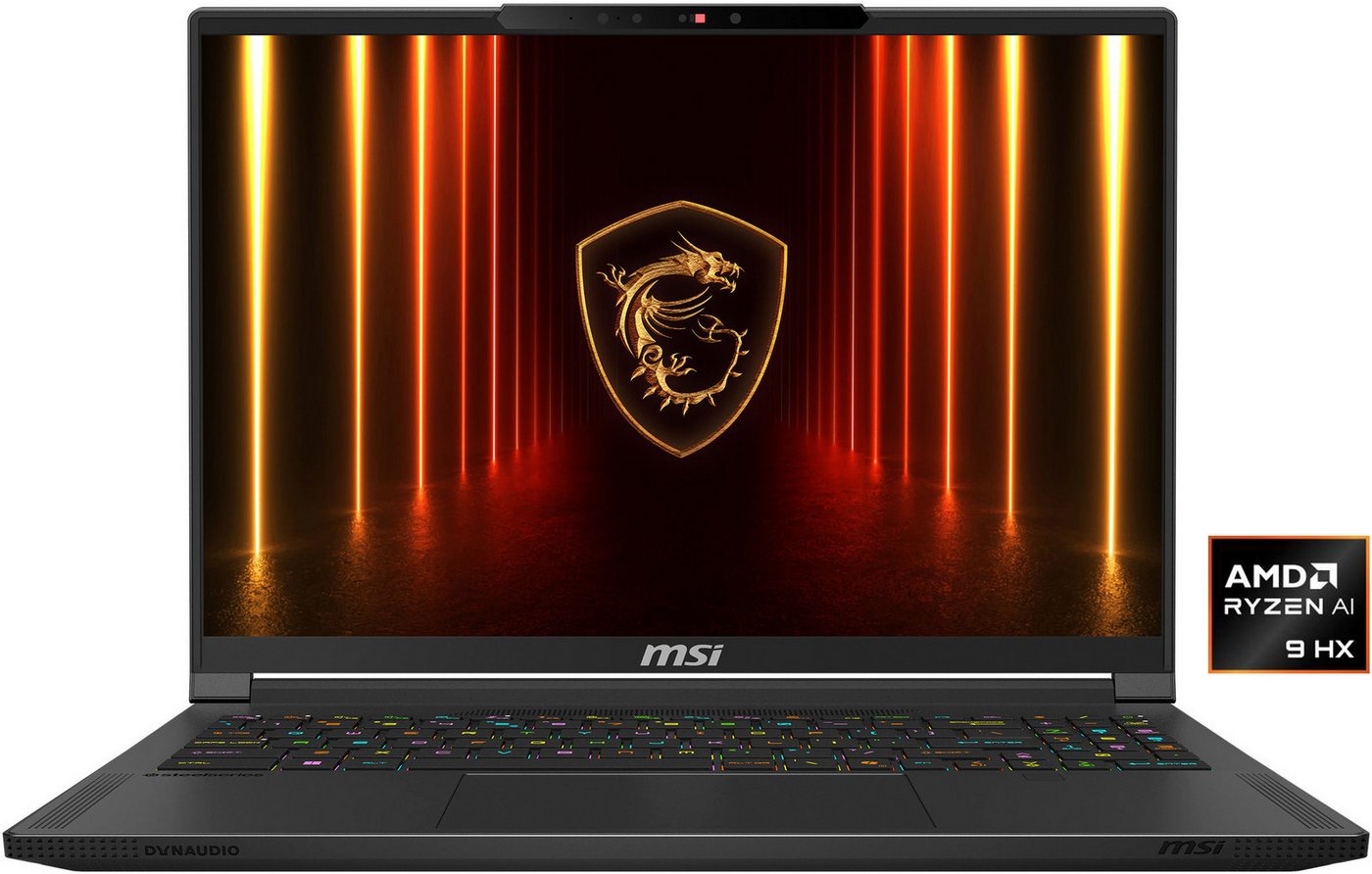 MSI Stealth A16 AI+ A3XWHG-044 Gaming-Notebook (40,7 cm/16 Zoll, AMD Ryzen™ AI 9 HX 370, GeForce® RTX 5070 Ti, 2000 GB SSD) von MSI