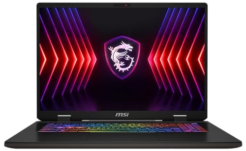 MSI Sword 17 HX, Gaming Laptop, 43,2 cm (17,0") QHD+, Intel Core i7 Prozessor 14700HX, 16 GB DDR5 RAM, 1 TB, NVIDIA® GeForce RTX™ 4060, Windows 11 Home, QWERTZ Tastatur, Schwarz, B14VFKG-038 von MSI