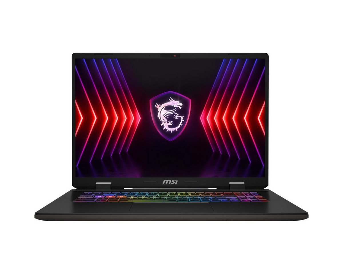 MSI Sword 17 HX B14VGKG-043 Gaming-Notebook (43.94 cm/17.3 Zoll, Intel Core i7 14700HX, RTX 4070, 4000 GB SSD) von MSI