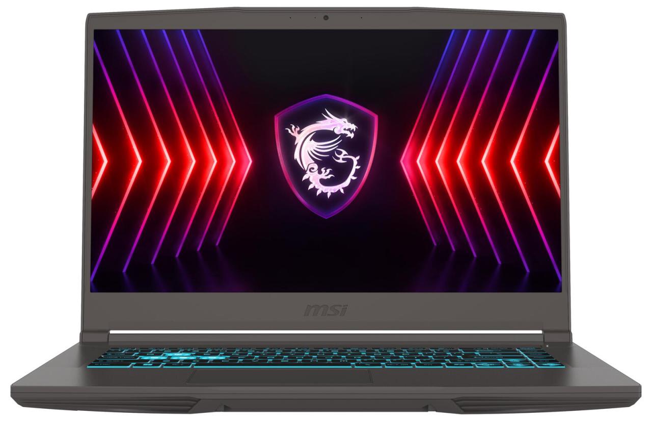 MSI Thin 15 B12UC-1439 Intel Core™ i5 -12450H Gaming Notebook 39,6cm (15,6 Zoll) von MSI