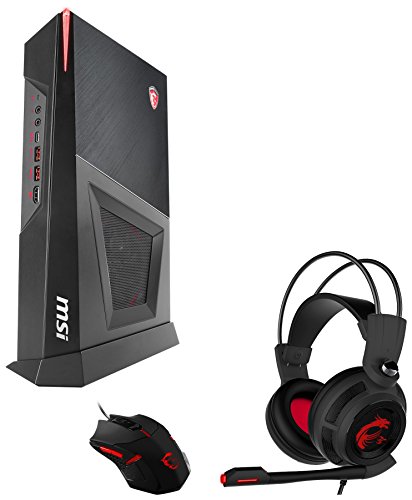 MSI Trident 3 VR7RC-032DE Gaming-PC inkl. MSI Gaming PC Rucksack (Intel Core i5-7400, Nvidia GeForce GTX1060 3GB, 8GB DDR4, 128GB SSD, Windows 10 Home) schwarz von MSI