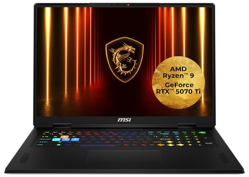 MSI Vector A18 HX Gaming-Laptop, 18" QHD+ 240 Hz Display, AMD Ryzen 9 9955HX, NVIDIA GeForce RTX 5070 Ti, 32 GB DDR5, 1 TB SSD, Windows 11 Home, QWERTZ Tastatur, A9WHG-081 MSI Vector A18 HX Gaming-Laptop, 18" QHD+ 240 Hz Display, AMD Ryzen 9 9955HX, NVIDIA GeForce RTX 5070 Ti, 32 GB DDR5, 1 TB SSD, Windows 11 Home, QWERTZ Tastatur, A9WHG-081 von MSI