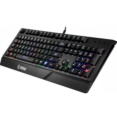 MSI Vigor GK20 Kabelgebundene RGB Gaming Tastatur S11-04DE231-CLA von MSI