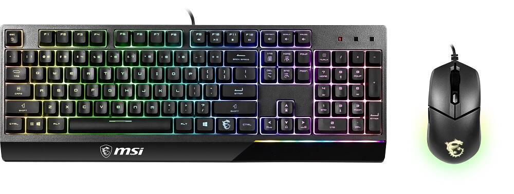 MSI Vigor GK30 Combo Gaming Tastatur mit Clutch GM11 Gaming Maus von MSI