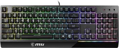 MSI Vigor GK30 Tastatur USB QWERTZ Deutsch Schwarz (S11-04DE226-CLA) von MSI