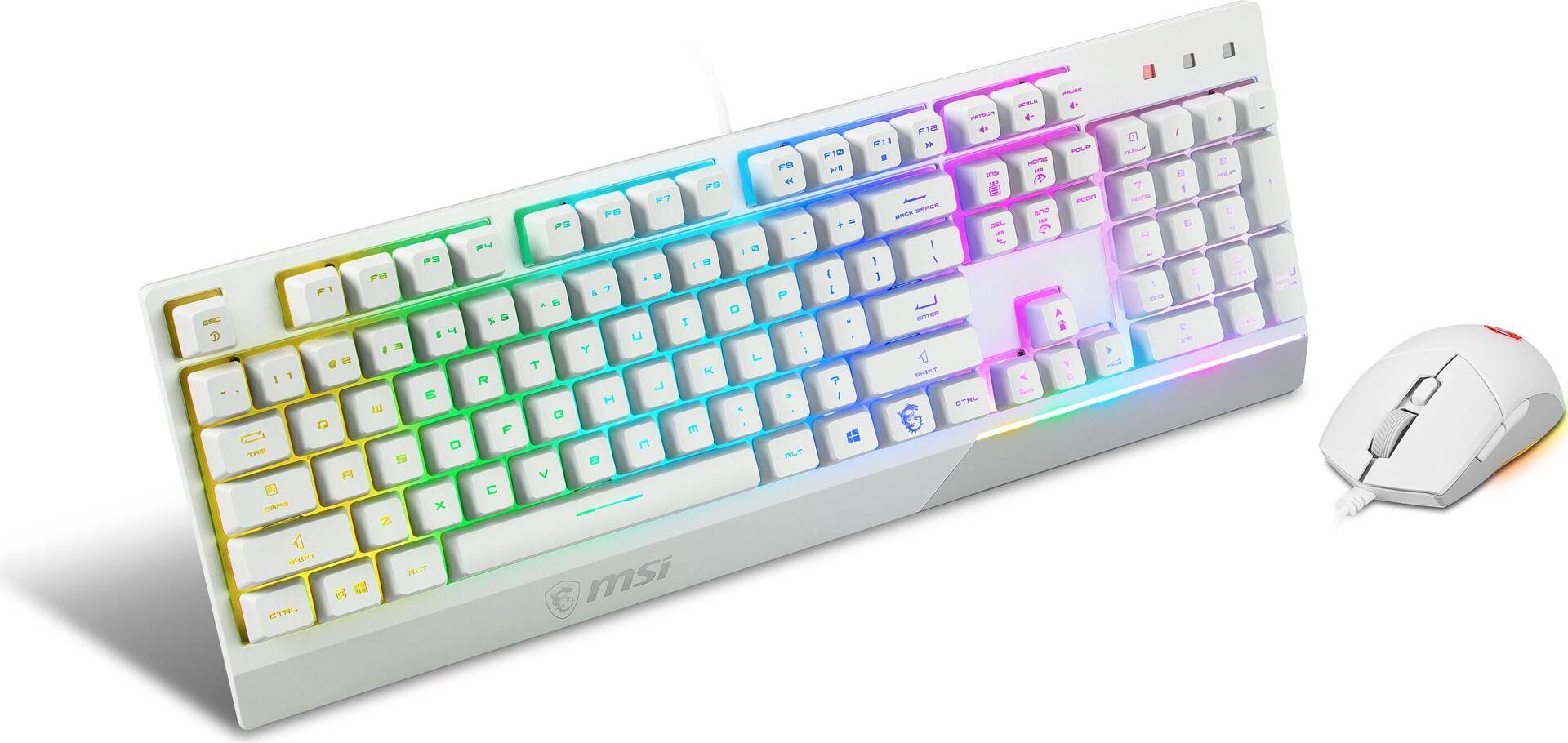 MSI Vigor GK30 combo - Tastatur-und-Maus-Set - hintergrundbeleuchtet - USB - Deutsch - weiß MSI Vigor GK30 combo - Tastatur-und-Maus-Set - hintergrundbeleuchtet - USB - Deutsch - weiß von MSI
