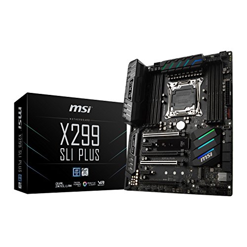 MSI X299 SLI PLUS, LGA 2066, DDR4, 2x Turbo M.2 & 11x USB 3.1(3x Gen2 & 8x Gen1) von MSI