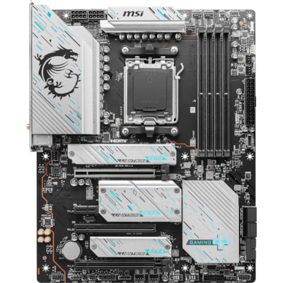 MSI X670E GAMING PLUS WIFI ATX Mainboard Sockel AM5 4x M.2/USB-C/WIFI/BT von MSI