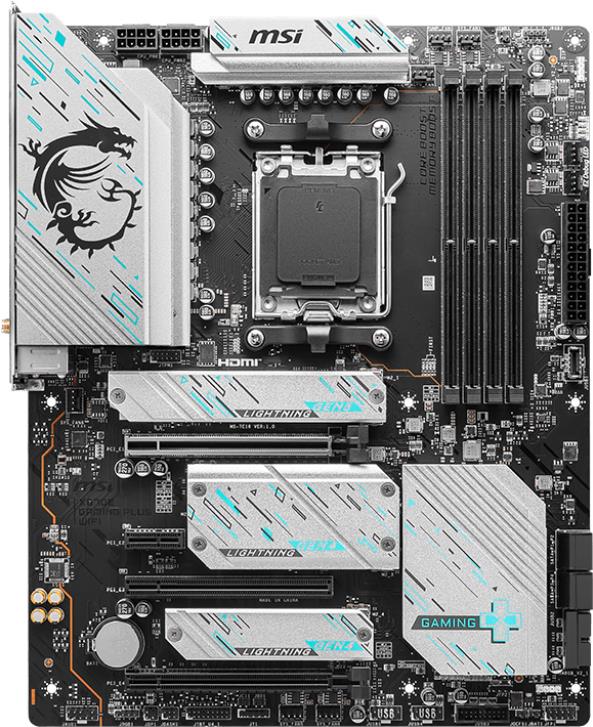 MSI X670E GAMING PLUS WIFI - Mainboard - ATX - ATX - SATA - USB 3.2 - USB 3.0 - USB - USB 3.0 - SATA - PCI-Express (7E16-003R) von MSI