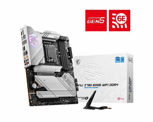 MSI Z790 EDGE WIFI DDR4 Mainboard Sockel (PC) Intel® 1700 Formfaktor (Details) ATX Mainboard-Chipsa von MSI