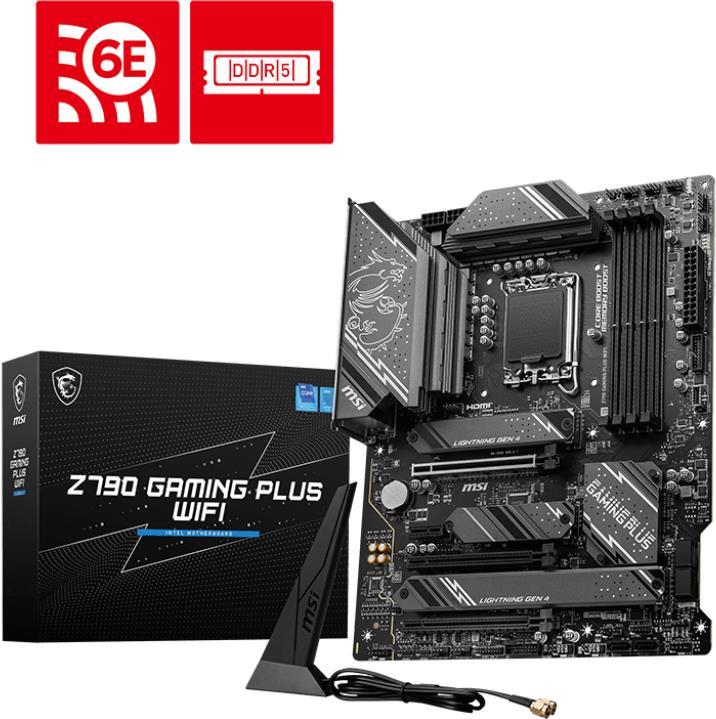 MSI Z790 GAMING PLUS WIFI Motherboard Intel Z790 LGA 1700 ATX (7E06-026R) von MSI