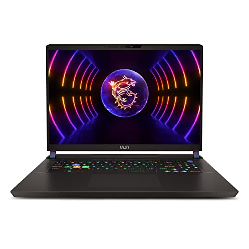 MSI Vector GP78HX 13VI-435ES Gaming-Laptop, 17 Zoll, 16:10 QHD+, 240 Hz (Intel Core i9-13980HX, RTX 4090-16 GB, 32 GB RAM, 1 TB SSD, Windows 11 Home Advanced) Schwarz, spanische QWERTY-Tastatur MSI Vector GP78HX 13VI-435ES Gaming-Laptop, 17 Zoll, 16:10 QHD+, 240 Hz (Intel Core i9-13980HX, RTX 4090-16 GB, 32 GB RAM, 1 TB SSD, Windows 11 Home Advanced) Schwarz, spanische QWERTY-Tastatur von MSI