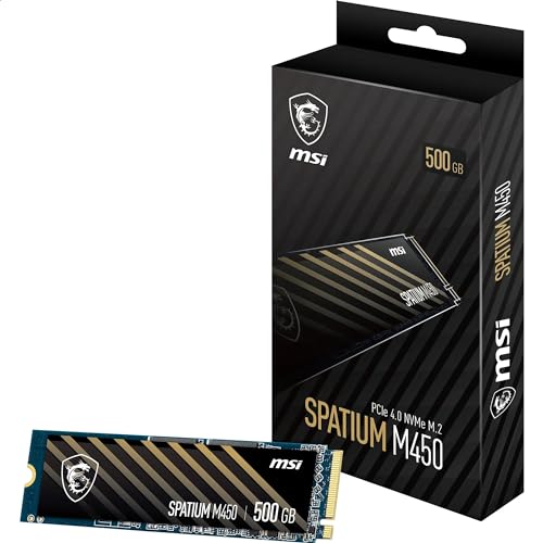 SPATIUM M450 PCIe 4.0 NVMe M.2 500GB von MSI
