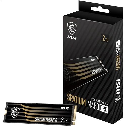 SPATIUM M480 Pro PCIe 4.0 NVMe M.2 2TB von MSI