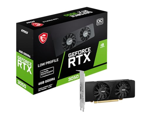 MSI GeForce RTX 3050 LP 6G OC - 6GB GDDR6 Speicher, 96-bit, 14 Gbps von MSI