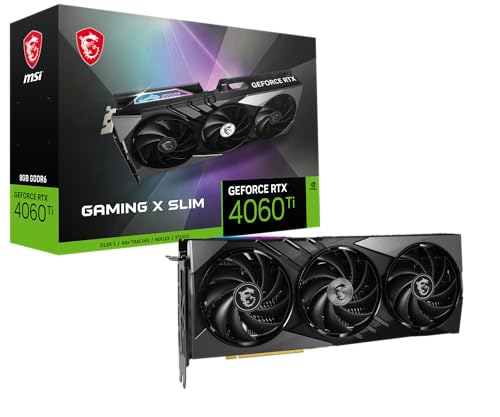 VGA MSI RTX4060TI 8GB Gaming X Slim von MSI