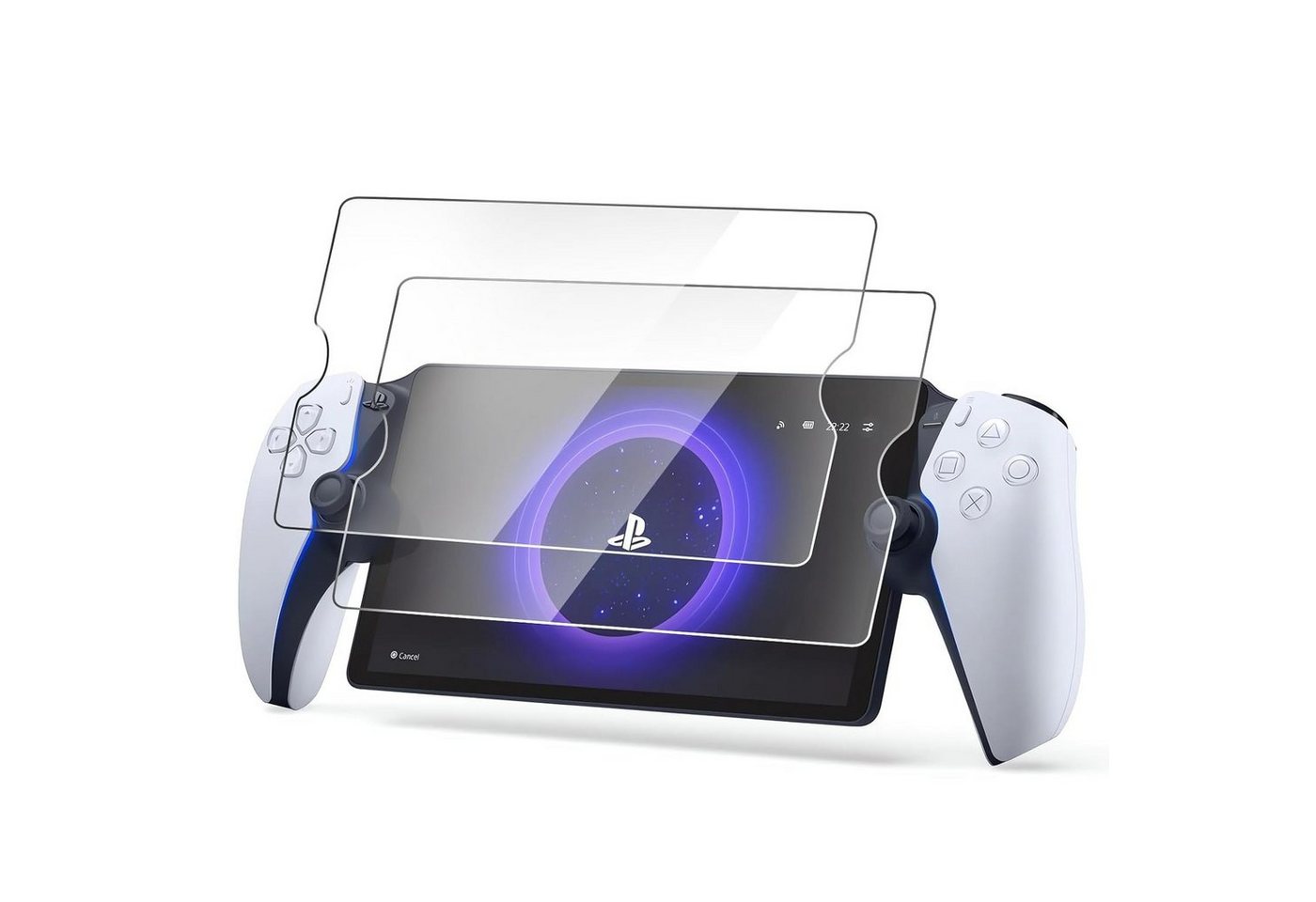 MSM 2X Schutzglas für Playstation Portal PS5 Panzerfolie Display Full, Displayschutzglas von MSM