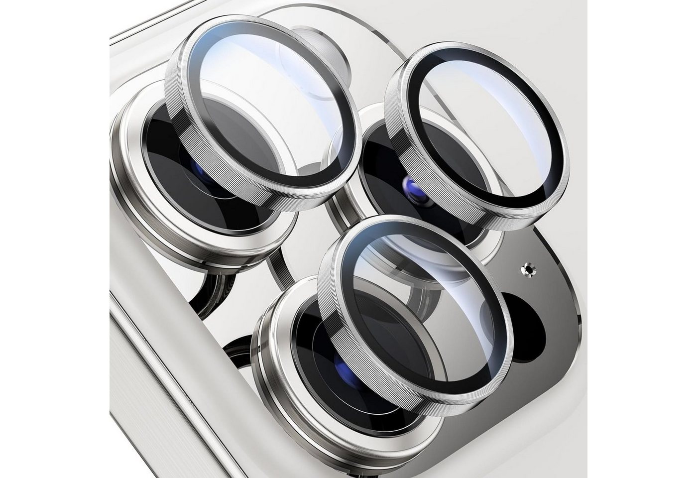 MSM 3X Linsenglas für Apple iPhone 15 Pro / 15 Pro Max Schutz Panzerfolie, Displayschutzglas von MSM