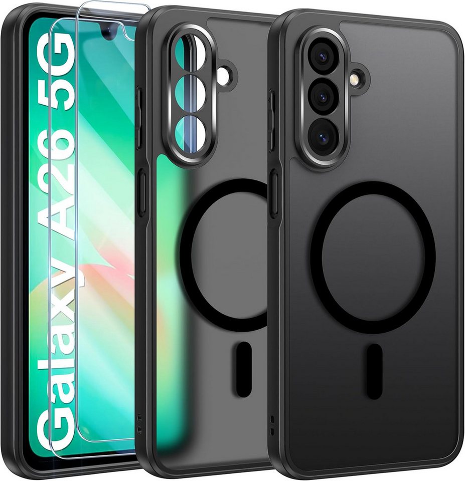 MSM Handyhülle Hülle + 2X Schutzglas für Samsung Galaxy A26 5G Panzerfolie MagSafe 9H MSM Handyhülle Hülle + 2X Schutzglas für Samsung Galaxy A26 5G Panzerfolie MagSafe 9H von MSM