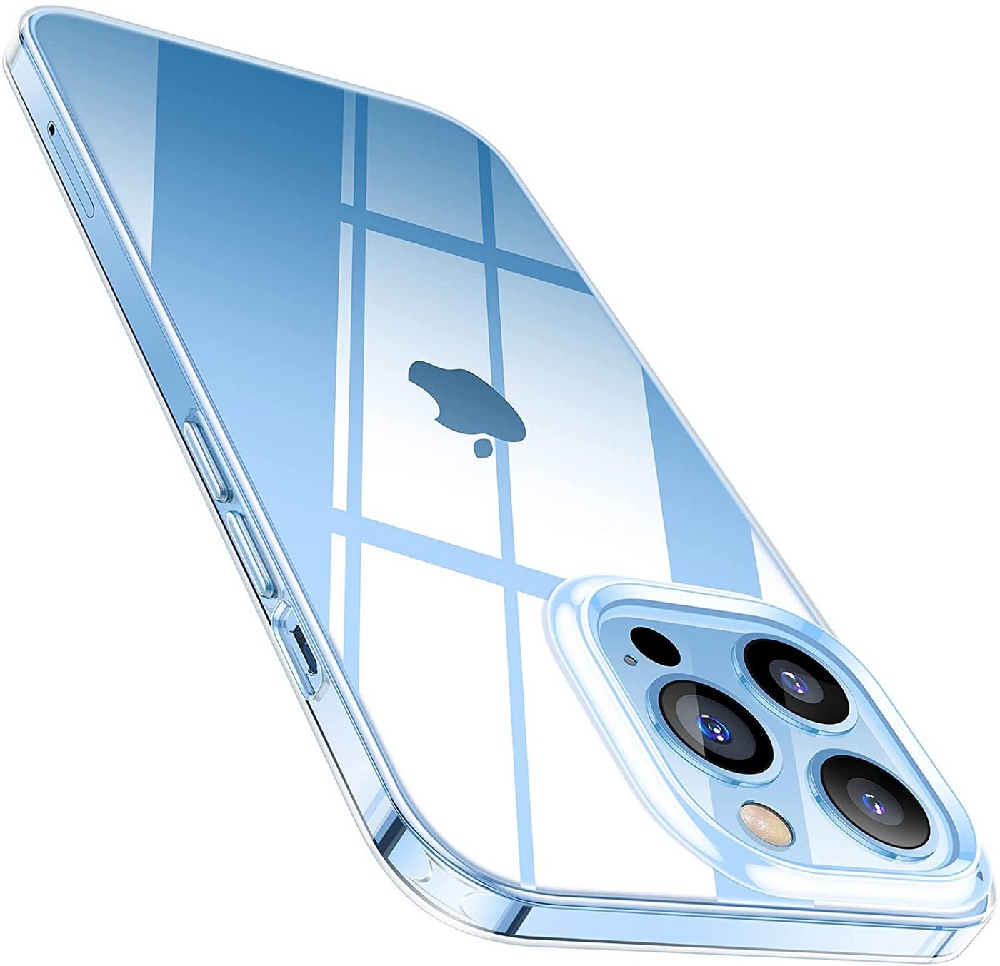 MSM Handyhülle Hülle für Apple iPhone 13 / Pro / Max / Mini Silikon Schutz Handyhülle Case Tasche Klar Slim von MSM