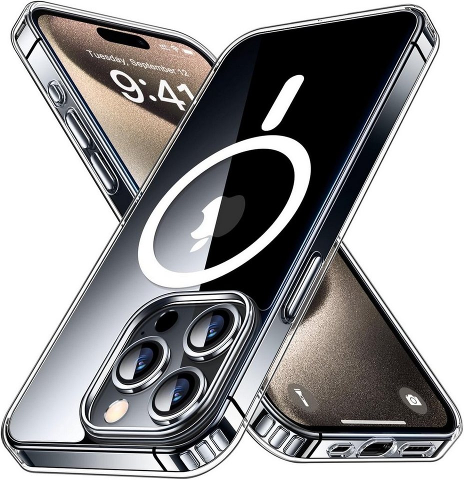 MSM Handyhülle Hülle für Apple iPhone 15 Pro / Max Hard Schutz Case MagSafe von MSM
