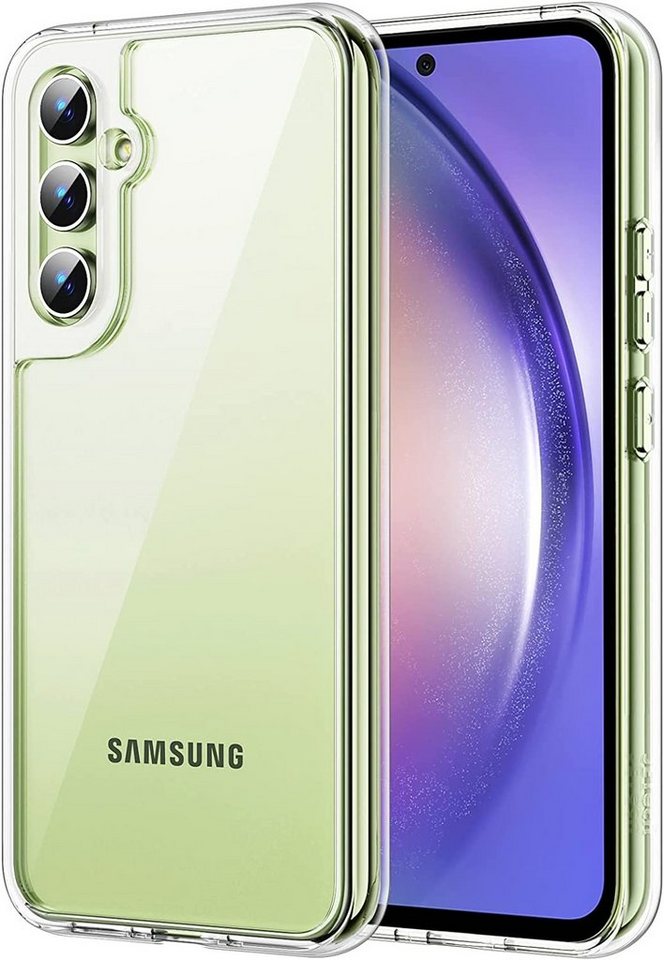 MSM Handyhülle Hülle für Samsung Galaxy A54 5G Silikon Schutz TPU Tasche Klar von MSM