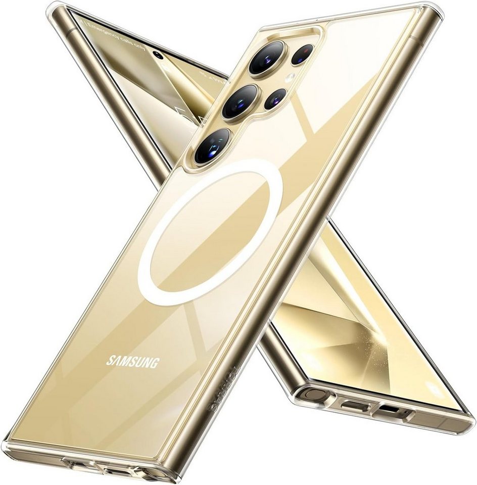 MSM Handyhülle Hülle für Samsung Galaxy S24 Ultra MagSafe Hard Case Klar von MSM