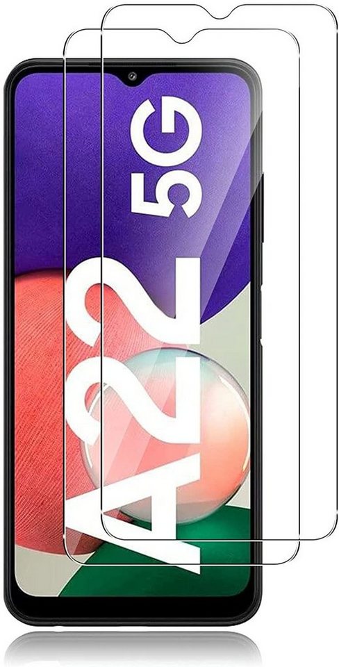 MSM Schutzfolie 2X Schutzglas für Samsung Galaxy A22 5G Display Schutz Panzerfolie 9H MSM Schutzfolie 2X Schutzglas für Samsung Galaxy A22 5G Display Schutz Panzerfolie 9H von MSM