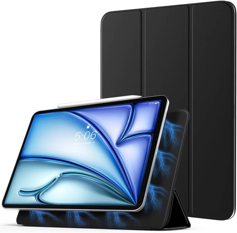 MSM Tablet-Hülle Smart Cover für Apple iPad AIR 2024 11″ 13″ Tablet Hülle Case Schwarz von MSM