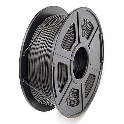 Metallgefülltes 3D-Druckerfilament, Eisenfilament 1,75 mm, 0,5 kg Spule (1,1 lbs), Rost in hoher Temperatur und feuchter Umgebung und von Magneten angezogen-Schwarz 1kg_1,75 mm von MSNJ