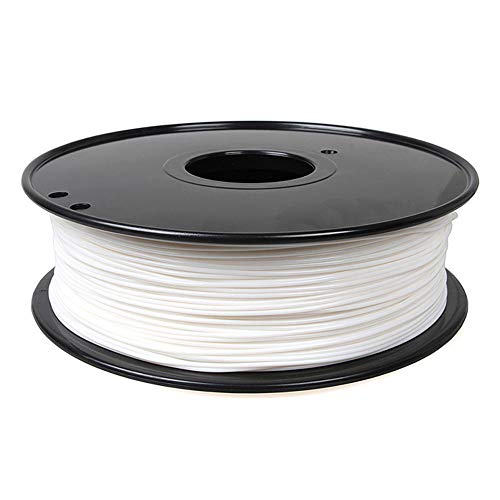 POM-Filament 1,75 mm, 3D-Druckerfilament 1 kg, mit Steifigkeit, Flexibilität, guter Kompression und Zugleistung-Weiß von MSNJ