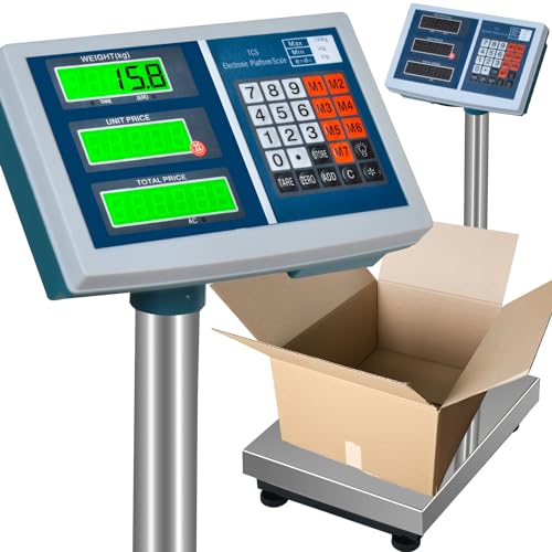 Digitale Plattformwaage 100 kg/ 50 g LED Display 360 Grad Drehbar Regulierbar Akku/Netzbetrieb Tarafunktion Industriewaage 23536 Digitale Plattformwaage 100 kg/ 50 g LED Display 360 Grad Drehbar Regulierbar Akku/Netzbetrieb Tarafunktion Industriewaage 23536 von MT MALATEC