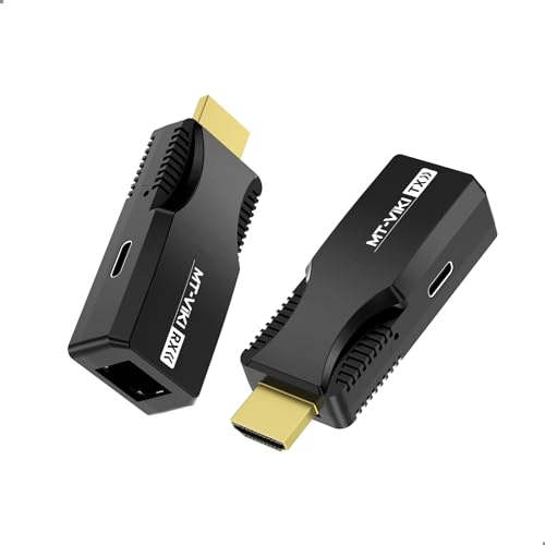 MT-VIKI RJ45 auf HDMI Extender 50m HDMI Netzwerk-Verlängerung über Cat6 1080P mit Sender und Empfänger EDID POC HDCP MT-VIKI RJ45 auf HDMI Extender 50m HDMI Netzwerk-Verlängerung über Cat6 1080P mit Sender und Empfänger EDID POC HDCP von MT-VIKI