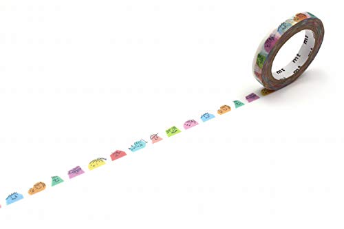mt Ex, "Half Face" Washi-Klebeband, 7 mm x 7 m, 1 Rolle von MT Products