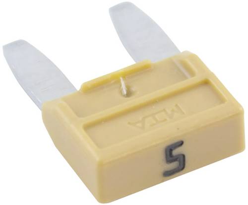 MTA Automotive 341.124 Mini Flachsicherung 5A Beige 500St. von MTA Automotive