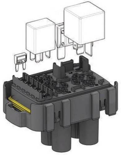 MTA Automotive Fuse/Relay Hol Maxi Micro Relay WP Sicherungs-/Relaishalter 1St. von MTA Automotive