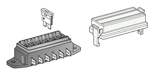 Sicherungshalter für 6 KFZ Standard Flachsicherungen SD-6S MTA von MTA