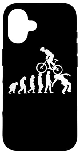 Evolution MTB Mountainbike Zubehör Fahrrad Hülle für iPhone 16 Evolution MTB Mountainbike Zubehör Fahrrad Hülle für iPhone 16 von MTB Mountainbike Fahrrad Sport Geschenke Shirts
