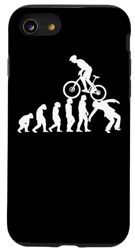 Evolution MTB Mountainbike Zubehör Fahrrad Hülle für iPhone SE (2020) / 7 / 8 von MTB Mountainbike Fahrrad Sport Geschenke Shirts