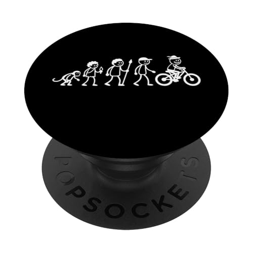 MTB-Bike Mountainbiker Strichmänchen Mountainbike Fahrrad PopSockets Klebender PopGrip von MTB Mountainbike Fahrrad Sport Geschenke Shirts