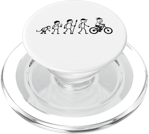 MTB-Bike Mountainbiker Strichmänchen Mountainbike Fahrrad PopSockets PopGrip für MagSafe von MTB Mountainbike Fahrrad Sport Geschenke Shirts