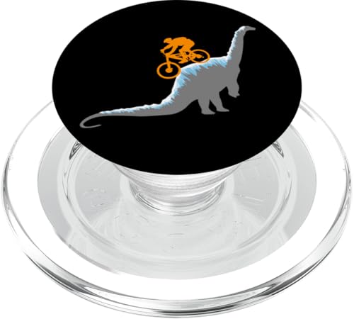 MTB Dinosaurier Dino Mountainbike Fahrrad Zubehör Bike fun PopSockets PopGrip für MagSafe von MTB Mountainbike Fahrrad Sport Geschenke Shirts