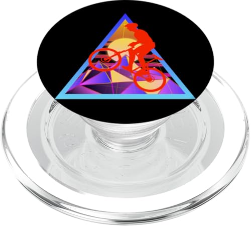 MTB Mountainbike Fahrrad Mosaik Berg Mountain Bike Downhill PopSockets PopGrip für MagSafe von MTB Mountainbike Fahrrad Sport Geschenke Shirts