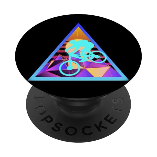 MTB Mountainbike Fahrrad Polygon Berg Mountain Bike Downhill PopSockets Klebender PopGrip von MTB Mountainbike Fahrrad Sport Geschenke Shirts