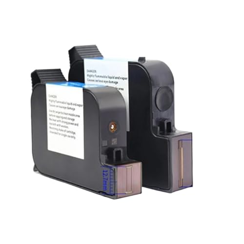 MTGUIWF IQ800-kompatible, schnell trocknende Tintenstrahldrucker-Tinte, schwarz, zum Drucken mit Ablaufdatum, Fol13b-Chip von MTGUIWF