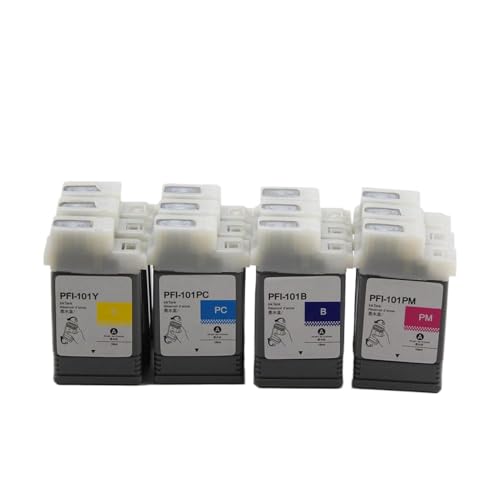 MTGUIWF Kompatibles 12-Farben-130-ml-PFI-101-Pigmenttintenpatronenset Kompatibel mit IPF5000-Tintenstrahldrucker MTGUIWF Kompatibles 12-Farben-130-ml-PFI-101-Pigmenttintenpatronenset Kompatibel mit IPF5000-Tintenstrahldrucker von MTGUIWF