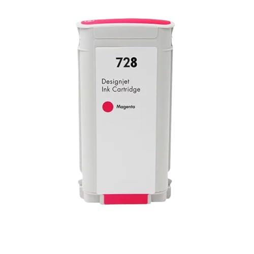 MTGUIWF Magnetisches Tintenpatronen-Set, 300 ml, 130 ml, kompatibel mit 728 Kompatibel mit DesignJet T730 T830 Tintenstrahldrucker(130ml M) von MTGUIWF