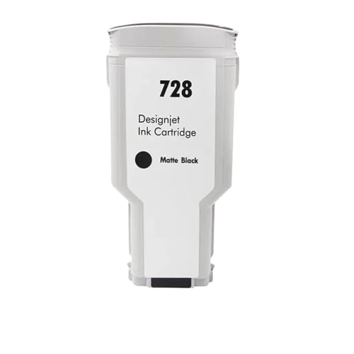 MTGUIWF Magnetisches Tintenpatronen-Set, 300 ml, 130 ml, kompatibel mit 728 Kompatibel mit DesignJet T730 T830 Tintenstrahldrucker(300ml MBK) von MTGUIWF