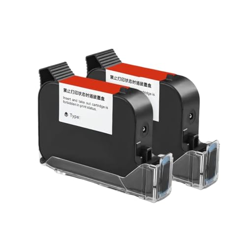 MTGUIWF QYG TIJ 2.5 42 ml thermischer Tintenstrahldrucker, Lösungsmitteltintenpatrone, kompatibel mit Handheld-Tintenstrahldruckern(White Ink) von MTGUIWF