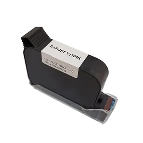 MTGUIWF SolkJET T1704K 600DPI Handheld Online TIJ 2.5 Tintenstrahldrucker mit schnell trocknender Lösungsmitteltintenpatrone, kompatibel Kompatibel mit Verschiedene Anwendungen(1PC) von MTGUIWF